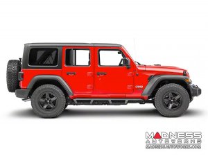 Jeep Wrangler JL Nerf Bar - EpYx Style - N-Fab - Textured Black